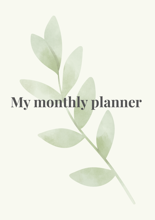 Aesthetic Monthly Planner