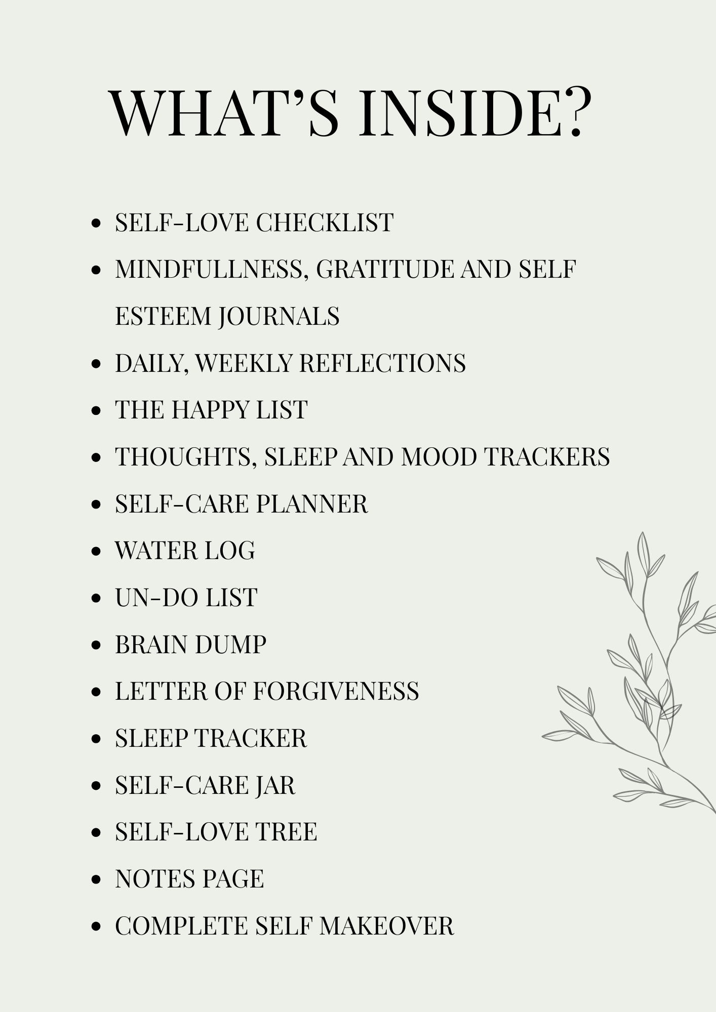 The Ultimate Self Love Planner